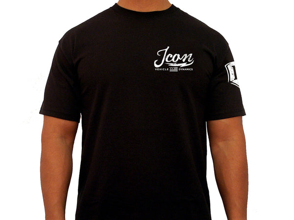 ICON Vintage-Logo Tee – Black