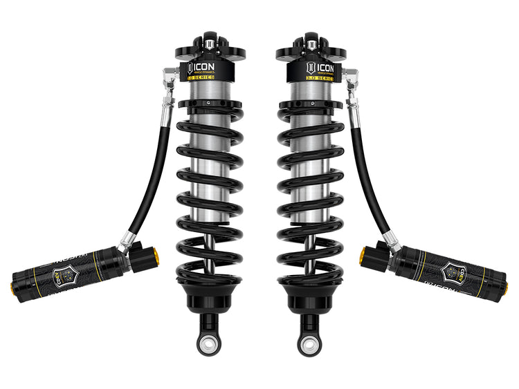 ICON 2022-2025 Toyota Tundra 1.25-3.25" Lift/2023-2025 Sequoia 3-4.25" Lift, V.S. 3.0 Series Front Coilover Kit, Remote Reservoir w/ CDEV, Pair