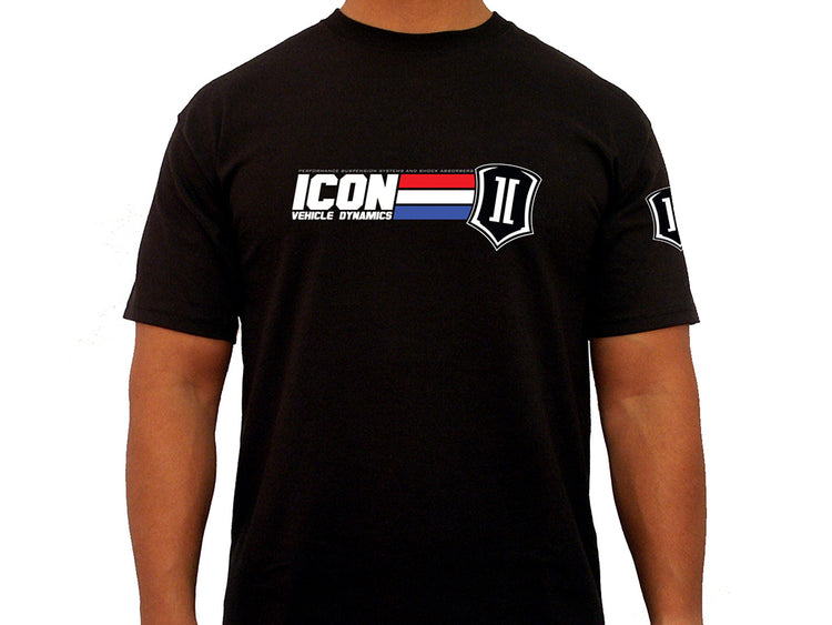 ICON GI-Logo Tee – Black, Large
