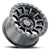 ICON Alloys Hulse, Double Black, 18 x 9 / 6 x 5.5, 25mm Offset, 6" BS