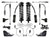 ICON 2023-2025 Ford F-250/F-350 Super Duty 4WD, 4-5.5" Lift, Stage 2 Coilover Conversion System