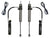 ICON 2010-2024 Toyota 4Runner, 1-3” Lift, Rear V.S. 2.5 Aluminum Series Shocks, Remote Reservoir w/ CDEV, Pair