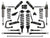 ICON 2024-2025 Toyota Tacoma 1.25-3" Lift, Stage 13 Suspension System, Tubular, Overland Rear Springs