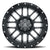 ICON Alloys Alpha, Gloss Black with Milled Windows, 20 x 9 / 6 x 5.5, 16mm Offset, 5.625" BS