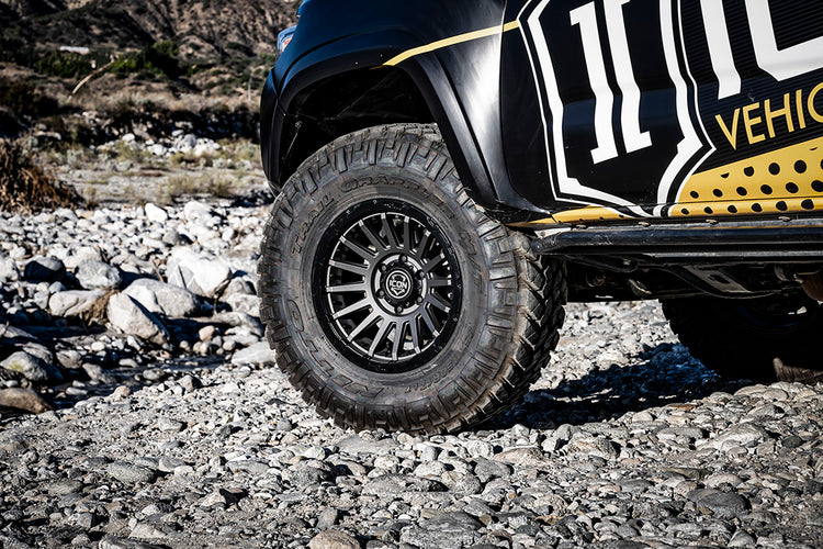 ICON Alloys Recon Pro, Charcoal, 17 x 8.5 / 6 x 5.5, 0mm Offset, 4.75" BS