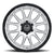 ICON Alloys Cajon, Silver Machined w/ Gloss Black Lip, 20 x 9 / 6 x 5.5, 0mm Offset, 5" BS