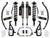 ICON 2021-2025 Ford F-150 4WD, 3.5-4.5" Lift, Stage 4 Suspension System, Billet, CDXS, w/ Leaf Packs