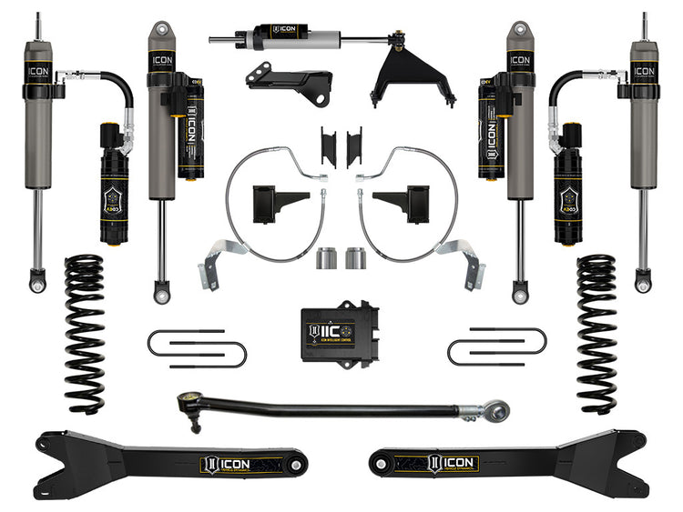ICON 2023-2025 Ford F-250/F-350 Super Duty 4WD, Diesel, 4.5" Lift, Stage 8 Suspension System w/ Radius Arms