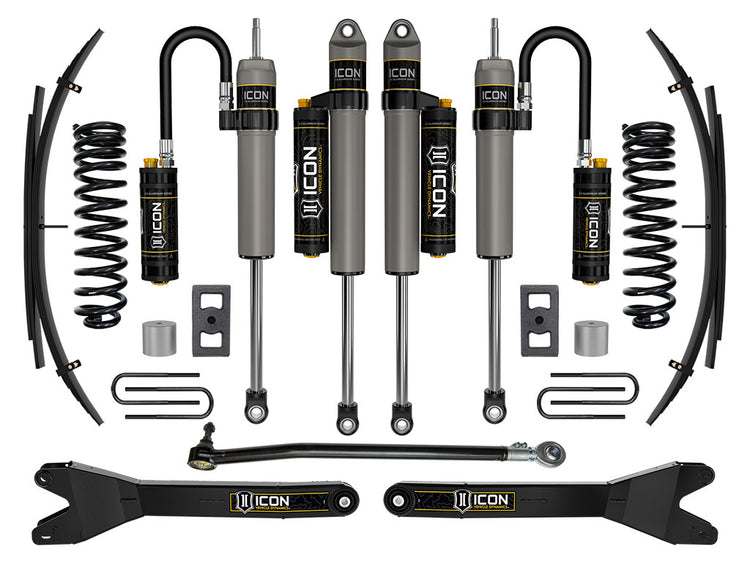 ICON 2023-2025 Ford F-250/F-350 Super Duty 4WD, Diesel, 2.5" Lift, Stage 4 Suspension System w/ Radius Arms and Expansion Packs