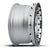 ICON Alloys Hammer Pro, Silver Machined, 17 x 8.5 / 6 x 5.5, 25mm Offset, 5.75" BS