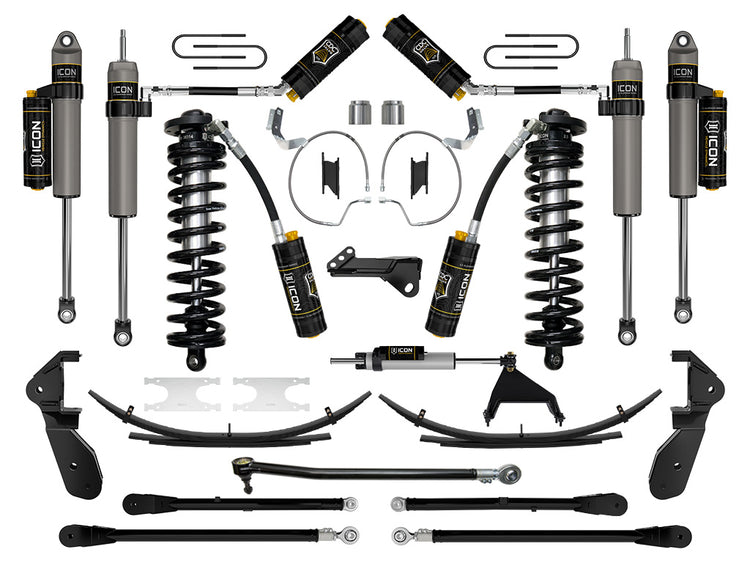 ICON 2023-2025 Ford F-250/F-350 Super Duty 4WD, 4-5.5" Lift, Stage 7 Coilover Conversion System w/ Expansion Packs