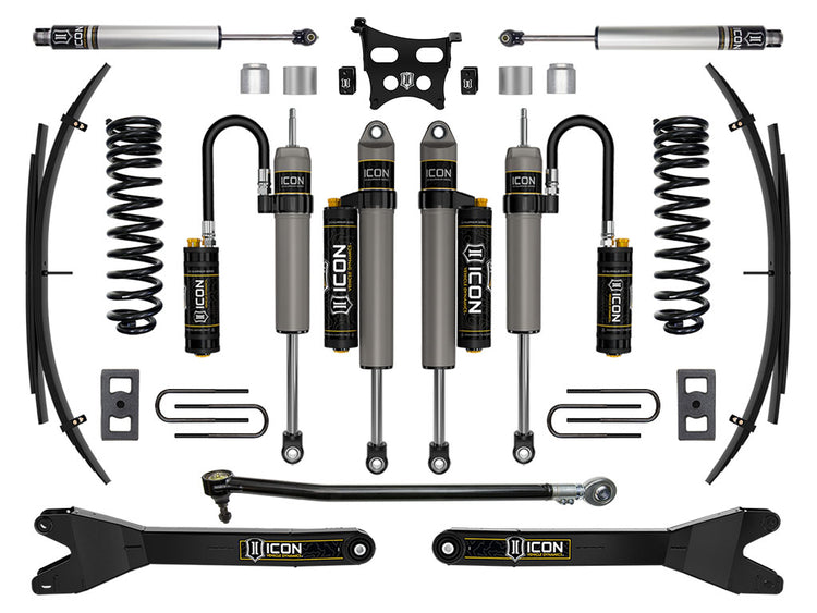 ICON 2023-2025 Ford F-250/F-350 Super Duty 4WD, Diesel, 2.5" Lift, Stage 5 Suspension System w/ Radius Arms and Expansion Packs