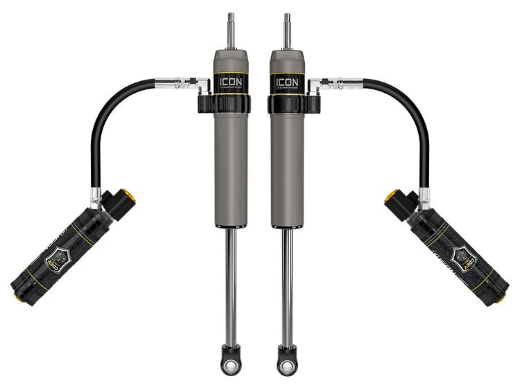 ICON 2024-2025 Toyota Tacoma, 0-1” Lift, Rear, V.S. 2.5 Aluminum Series Shock Absorbers, Remote Reservoir w/ CDEV, Pair