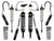 ICON 2025-2026 Toyota 4Runner 4WD, Hybrid, 2.25-3" Lift, Stage 1 3.0 Suspension System w/ CDXS, Billet