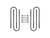 ICON 2000-04 Ford F250/F350 SD, Front Semi-Round U-Bolt Kit