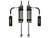 ICON 2005-2023 Toyota Tacoma, 0-1.5” Lift, Rear, V.S. 2.5 Aluminum Series Shock Absorbers, Omega Bypass Remote Reservoir, Pair