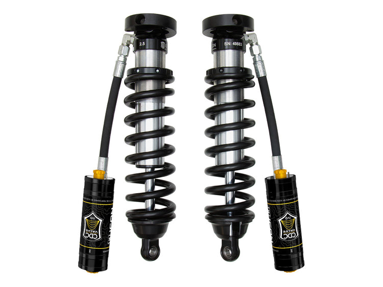 ICON 1996-2002 Toyota 4Runner, 0-3" Lift, Front, V.S. 2.5 Series Coilover Kit, Extended Travel, Remote Reservoir w/ CDCV
