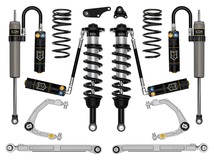 ICON 2024-2025 Toyota Tacoma 1.25-3" Lift, Stage 9 Suspension System, Billet, Triple Rate Rear Springs