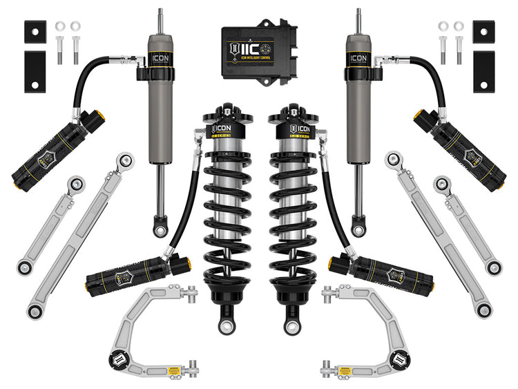 ICON 2022-2025 Toyota Tundra, 1.25-3.25" Lift, Stage 4, 3.0 Suspension System, Billet