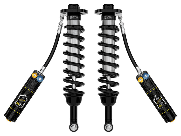ICON 2022-2025 Toyota Tundra 1.25-3.5" Lift/2023-2025 Sequoia 3-4.5" Lift, Front, V.S. 2.5 Series Coilover Kit, Remote Reservoir w/ CDXS, Pair