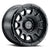 ICON Alloys Rancho, Double Black, 17 x 8.5 / 6 x 5.5, 0mm Offset, 4.75" Backspace