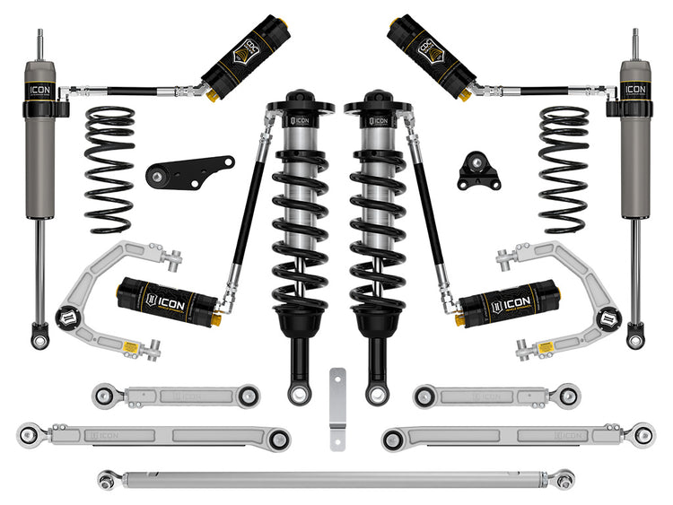 ICON 2024-2025 Toyota Land Cruiser 250 Series, 1.25-3" Lift, Stage 9 Suspension System, CDCV, Billet