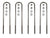 ICON 2011-2025 Ford F-250/F-350 Super Duty, Rear, 19” U-Bolt Kit