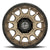 ICON Alloys Rancho, Satin Bronze w/ Gloss Black Lip, 20 x 9 / 8 x 6.5, 12mm Offset, 5.5" BS
