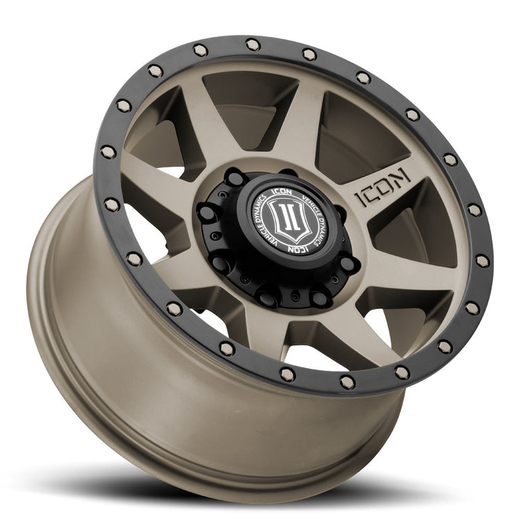 ICON Alloys Rebound HD, Bronze, 17 x 8.5 / 8 x 6.5, 13mm Offset, 5.25" BS