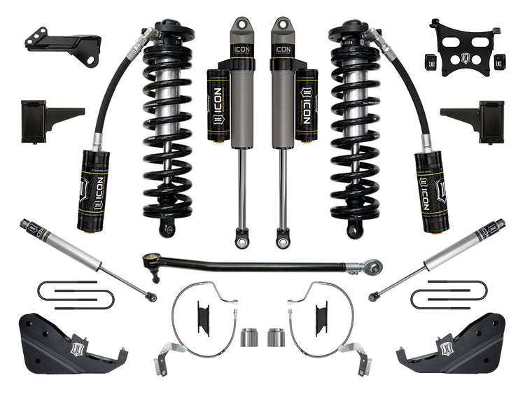 ICON 2023-2025 Ford F-250/F-350 Super Duty 4WD, 4-5.5" Lift, Stage 4 Coilover Conversion System