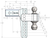 BulletProof 2.5" Aluminum Medium Duty 6" Drop/Rise Hitch