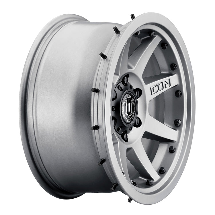 ICON Alloys Rebound Pro, Titanium, 17 x 8.5 / 6 x 5.5, 0mm Offset, 4.75" BS