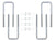 ICON 2016-2023 Nissan Titan XD, Rear 9” U-Bolt Kit
