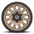 ICON Alloys Hulse, Satin Bronze w/ Gloss Black Lip & Bolts, 18 x 9 / 6 x 5.5, 25mm Offset, 6" Backspace