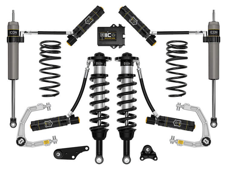 ICON 2024-2025 Toyota Tacoma 1.25-3" Lift, Stage 6 Suspension System, Billet, Triple Rate Rear Springs