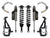 ICON 2021-2025 Ford F-150 4WD, 3.5-4.5" Lift, Stage 2 Suspension System, Billet