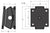 BulletProof Heavy Duty Road Suppressor Flat Plate to Flat Plate Mount