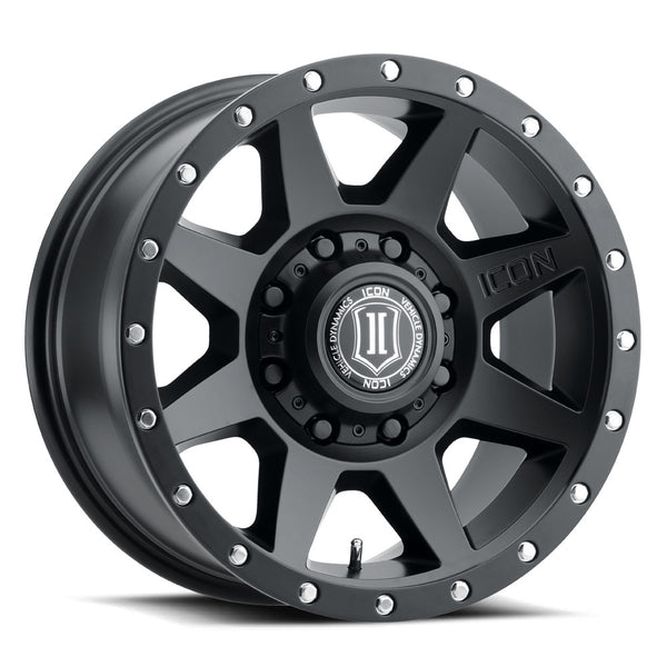 ICON Alloys Rebound HD, Satin Black, 18 x 9 / 8 x 170, 6mm Offset, 5.2