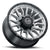 ICON Alloys Cajon, Silver Machined w/ Gloss Black Lip, 20 x 9 / 8 x 170, 6mm Offset, 5.25" BS