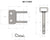 BulletProof Medium Duty 2-Tang Clevis with 1" Pin