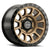 ICON Alloys Hulse, Satin Bronze w/ Gloss Black Lip & Bolts, 18 x 9 / 6 x 5.5, 0mm Offset, 5" Backspace
