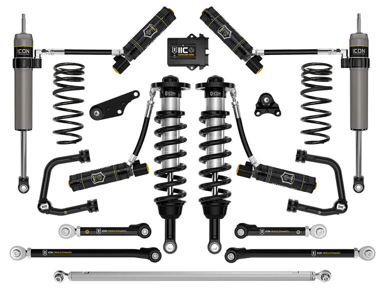ICON 2024-2025 Toyota Tacoma 1.25-3" Lift, Stage 13 Suspension System, Tubular