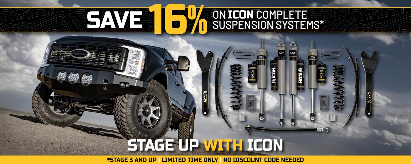 Stage Up Savings 2025 - Icon Vehicle Dynamics